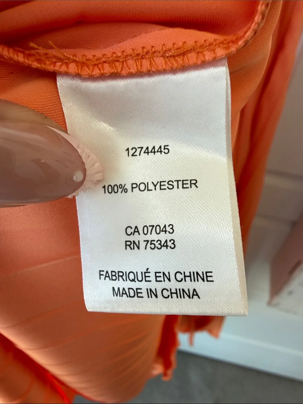 House of Harlow 1960 Coral-Orange Pleated Midi Dress - Picture 11 of 12